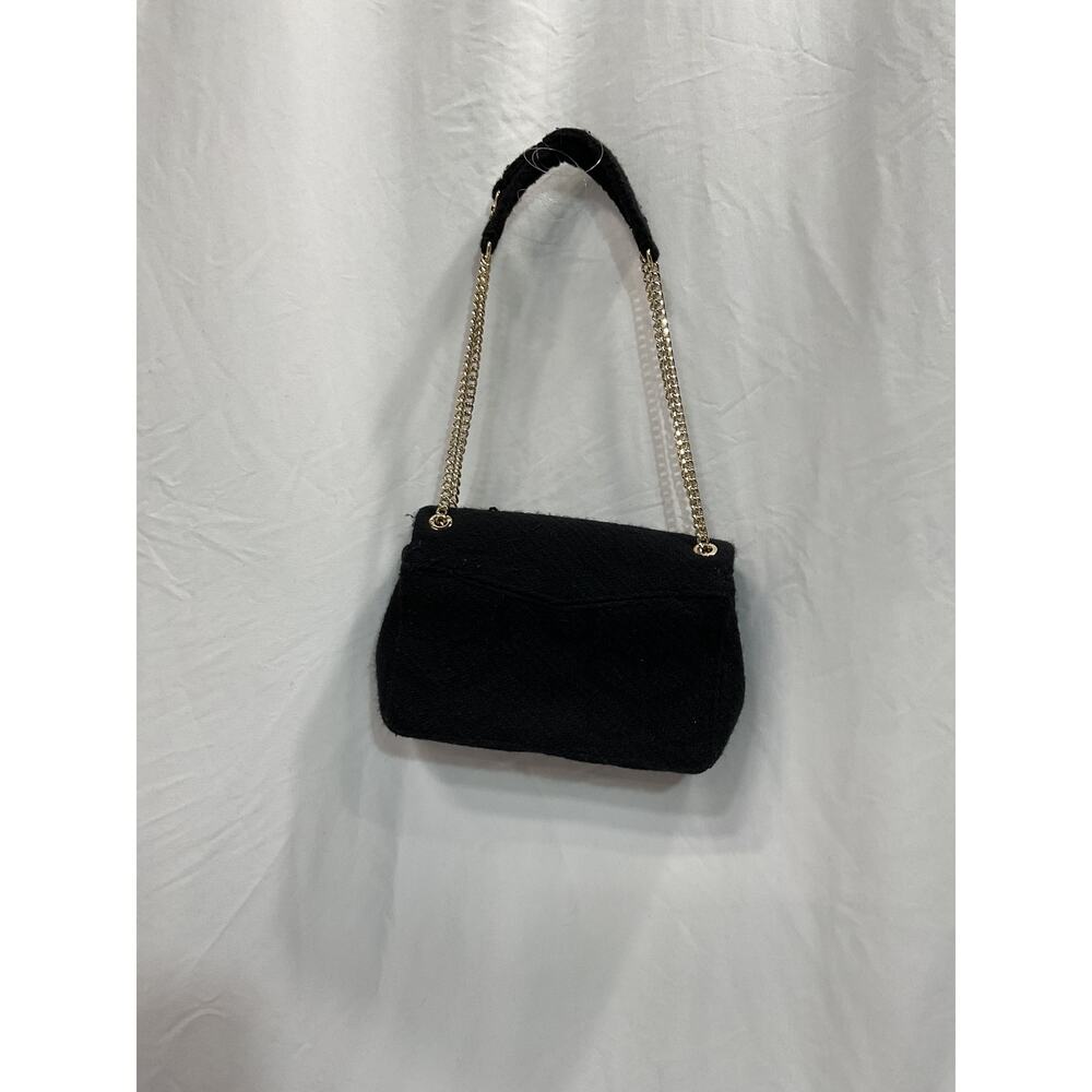Sandro Black Tweed Yza Bag View 3